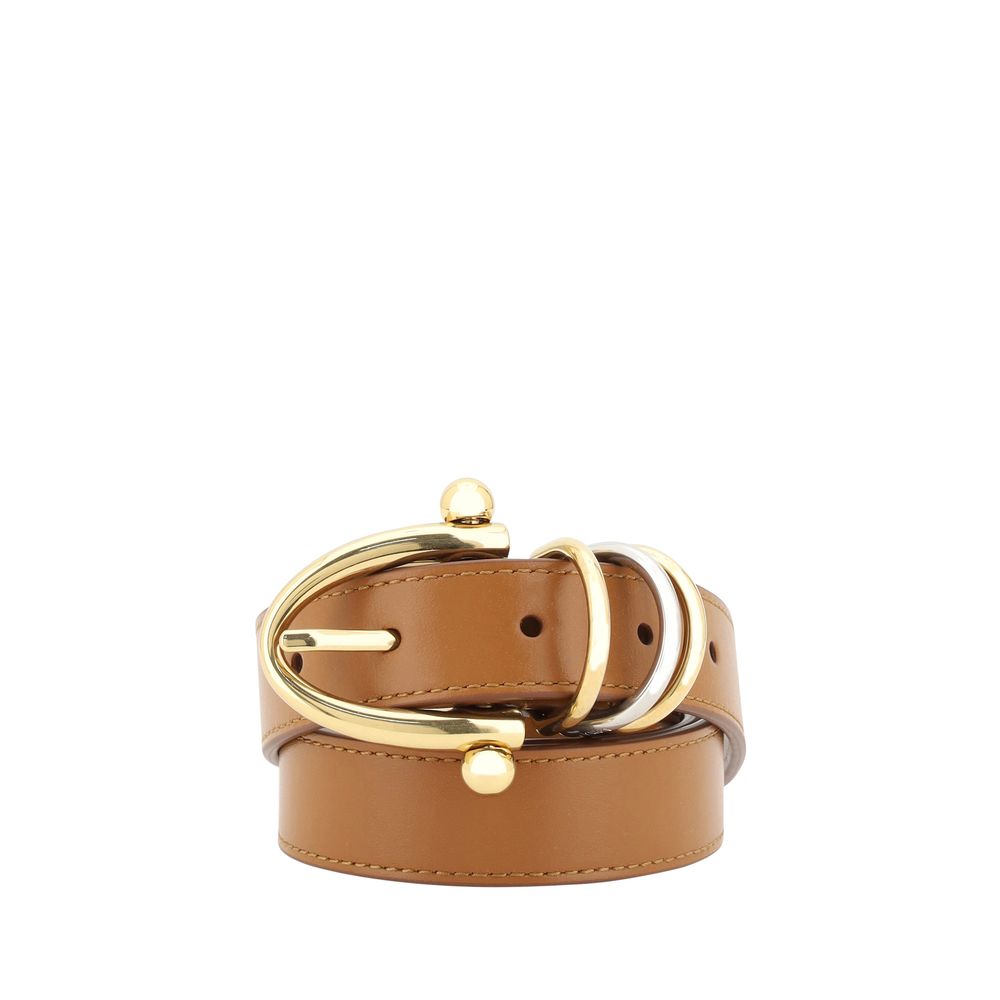 Chloé Leather Bracelet Belt - Tan Brown