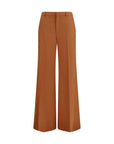Chloé High-Waisted Flared Pants - Burnt Orange