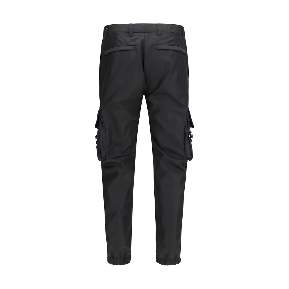 Prada Re-Nylon Slim Cargo Pants - Black