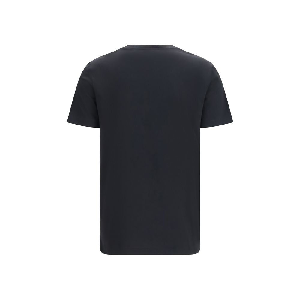 Balmain Logo Cotton T-Shirt - Black