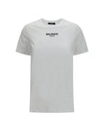 Balmain Logo Cotton T-Shirt - White