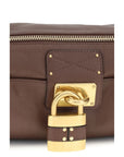 Chloé Paddington Leather Shoulder Bag - Deep Taupe/Brown