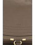 Chloé Marcie Medium Shoulder Bag - Deep Taupe/Brown