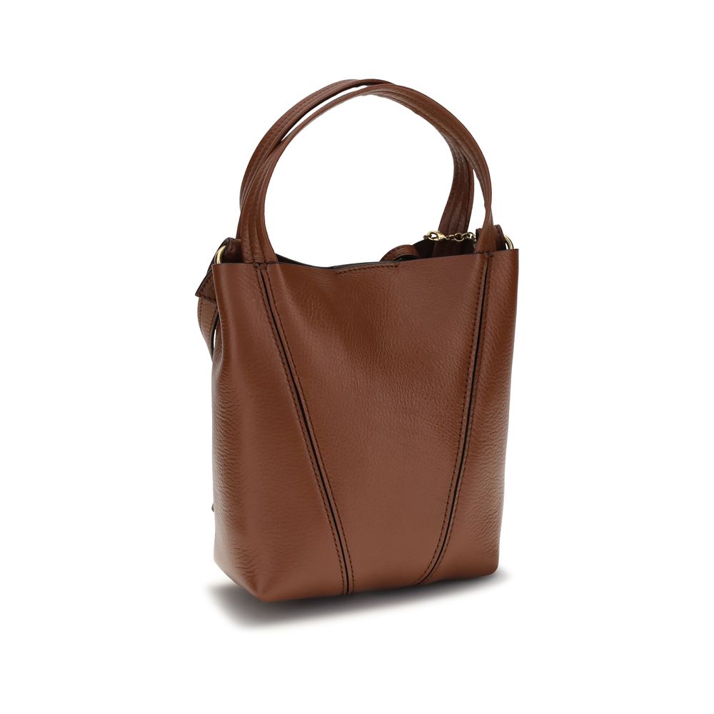 Chloé Small Spin Tote Bag - Brown