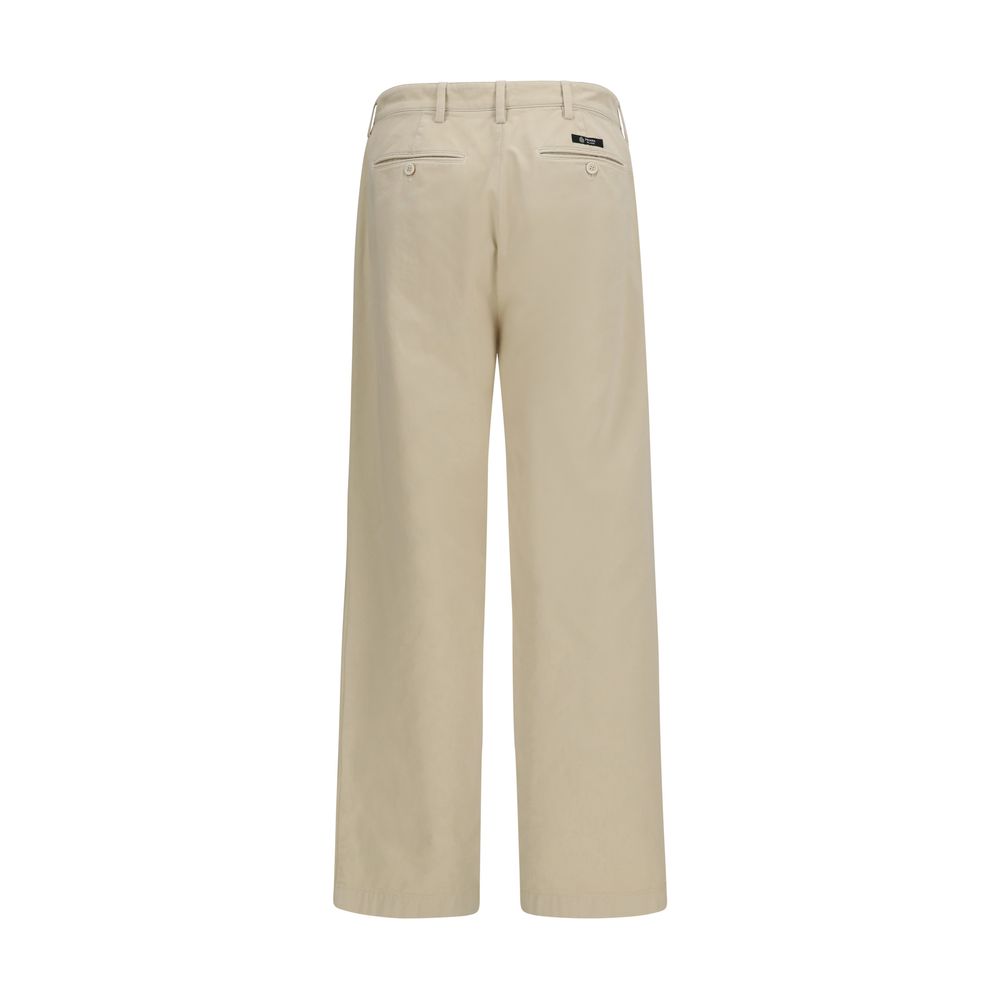 Prada Straight-Leg Chino Pants - Beige