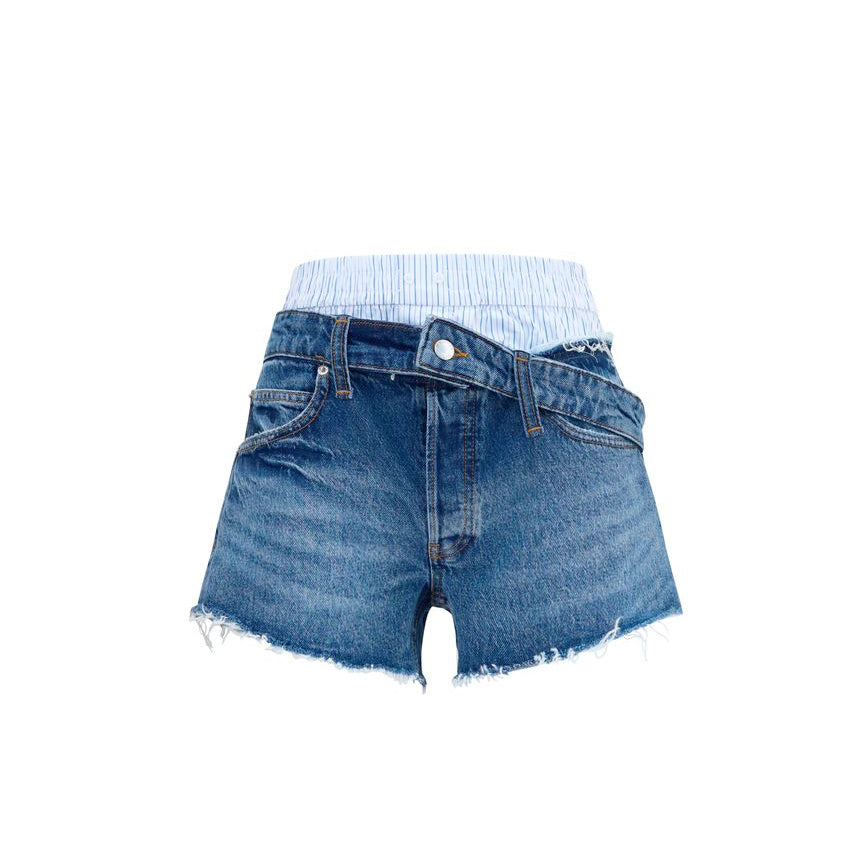 Alexander Wang Boxer And Denim Shorts