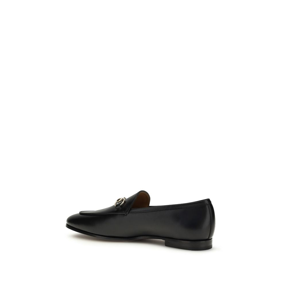 Gucci Leather Jordaan Loafers - Black