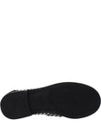Miu Miu Studded Brushed Leather Penny Loafers - Black