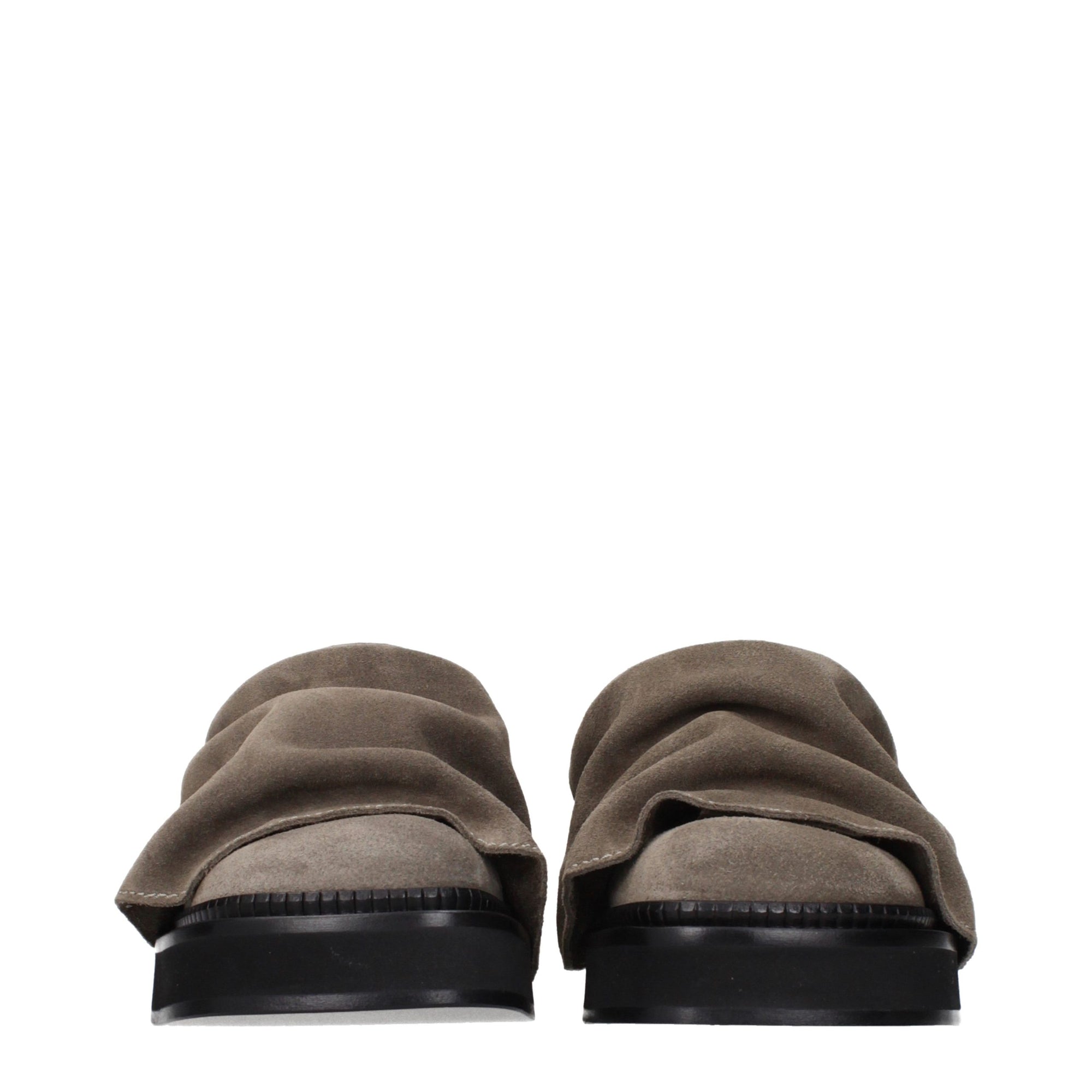 The Attico Mini Robin Suede Leather Mules