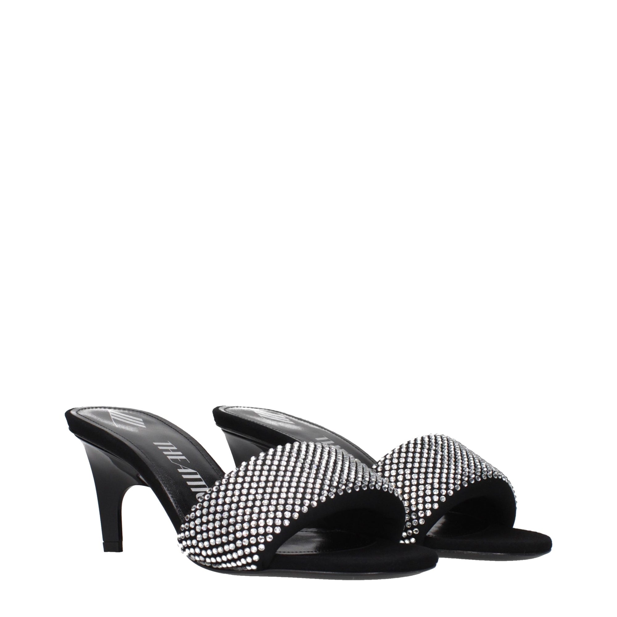 Prada Embellished Kitten Heel Mule Sandals