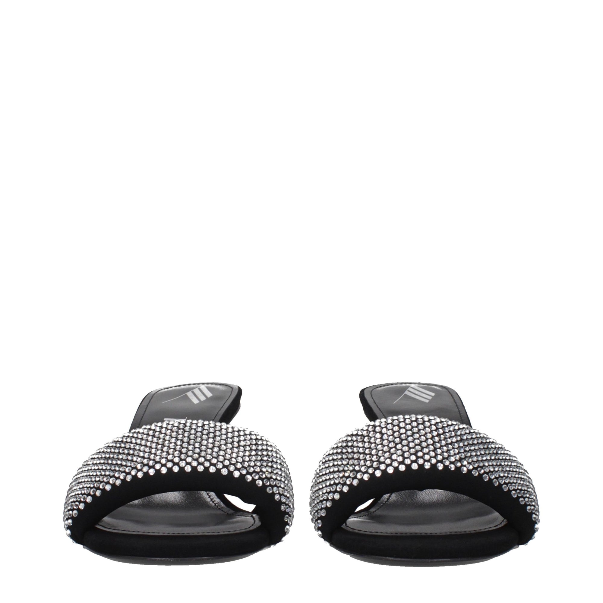 Prada Embellished Kitten Heel Mule Sandals