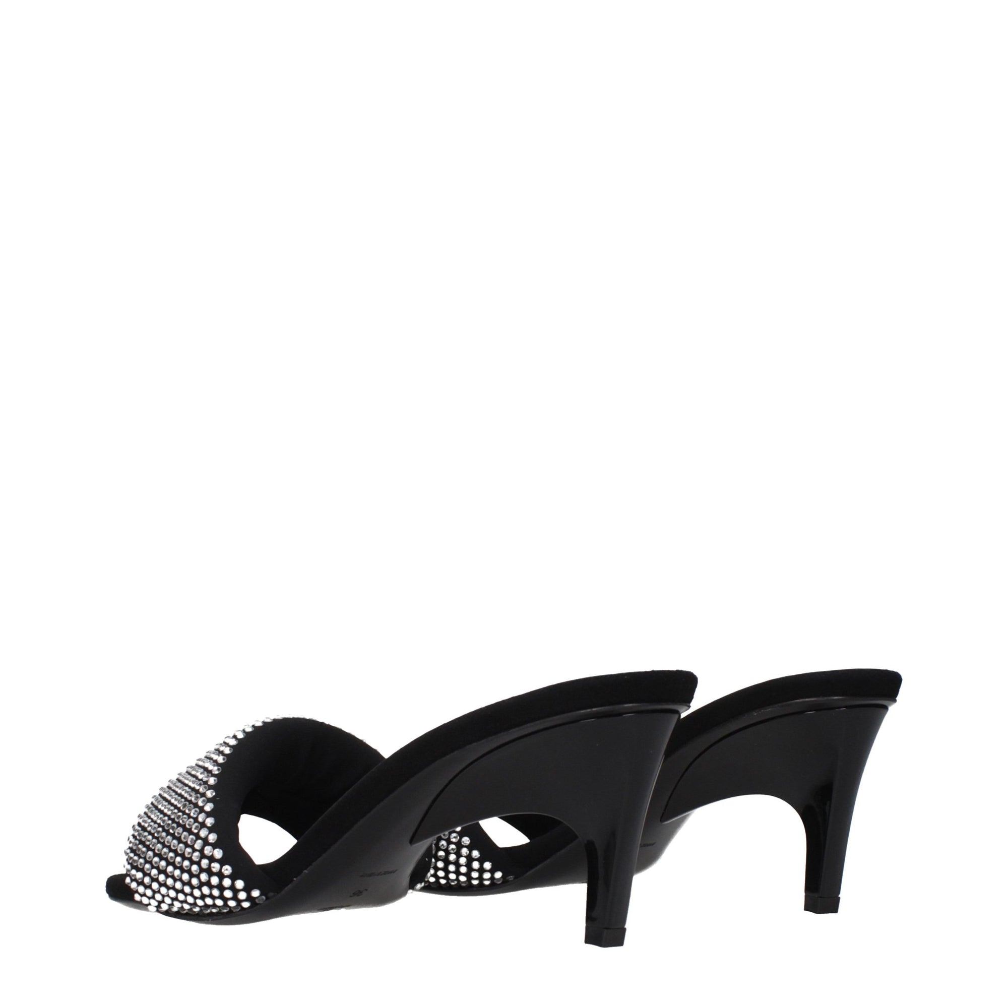 Prada Embellished Kitten Heel Mule Sandals