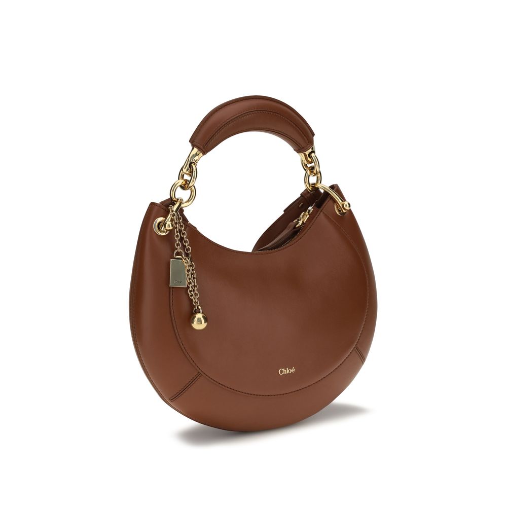 Chloé Marcie Shoulder Bag - Cognac Brown