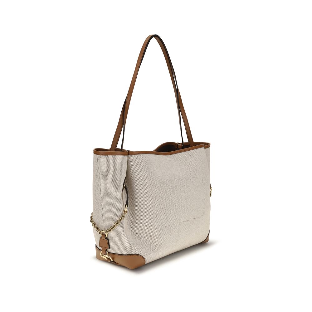 Chloé Clover Canvas Tote &amp; Shoulder Bag - Beige