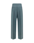 Chloé Wool Tailored Dress Pants - Sage Green