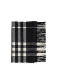 Burberry Classic Check Cashmere Scarf - Black/Calico