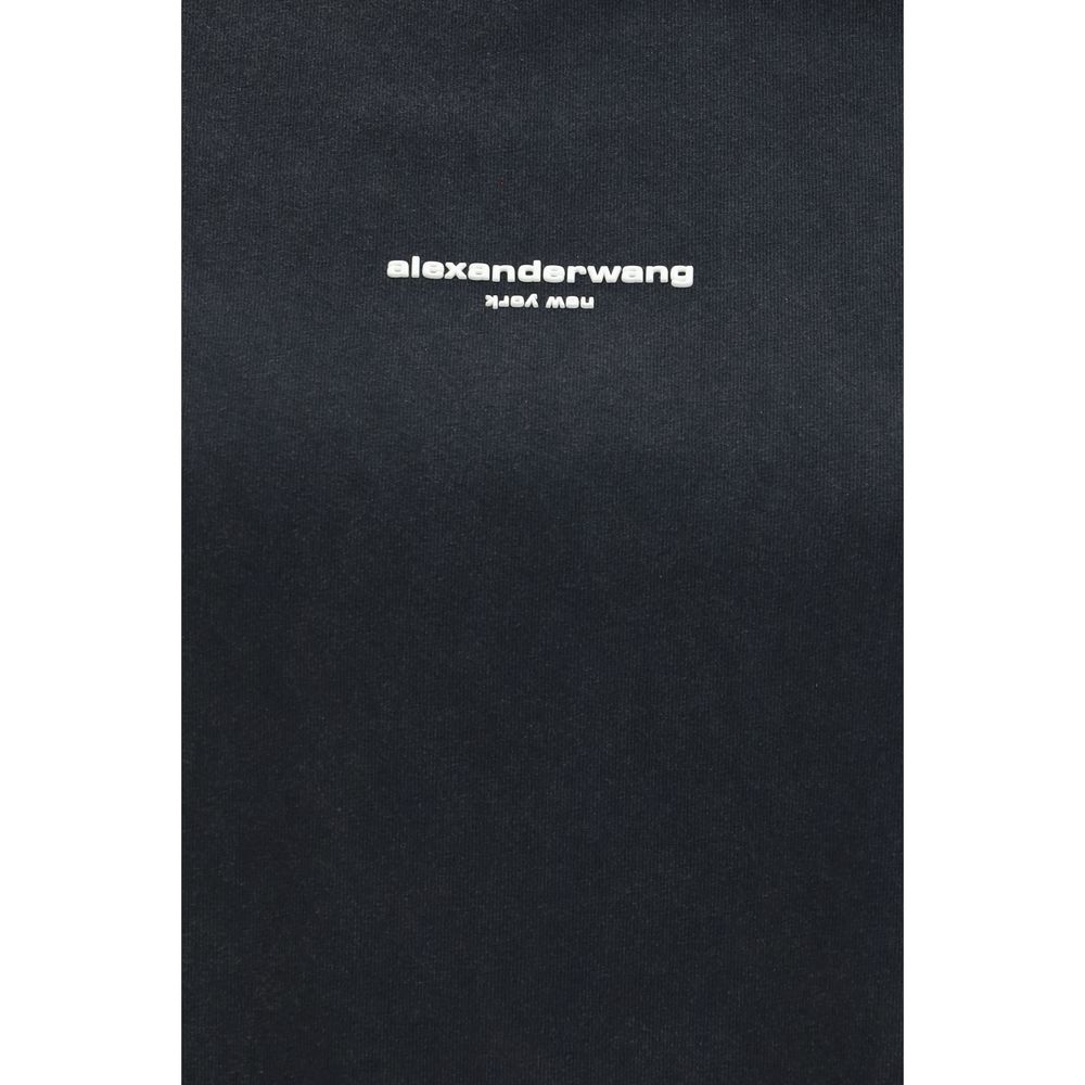 Alexander Wang Logo Short T-Shirt - Black