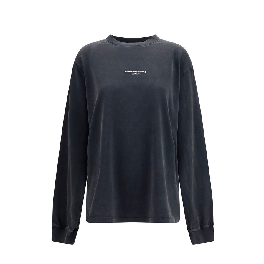 Alexander Wang Logo Sweatshirt - Black