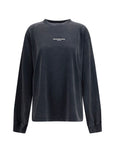 Alexander Wang Logo Sweatshirt - Black