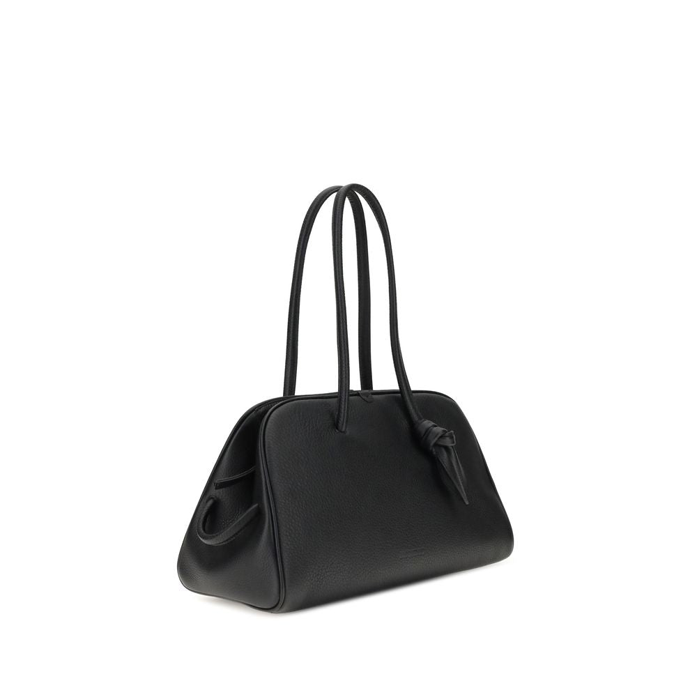 Jacquemus Leather Il Turismo Shoulder Bag - Black