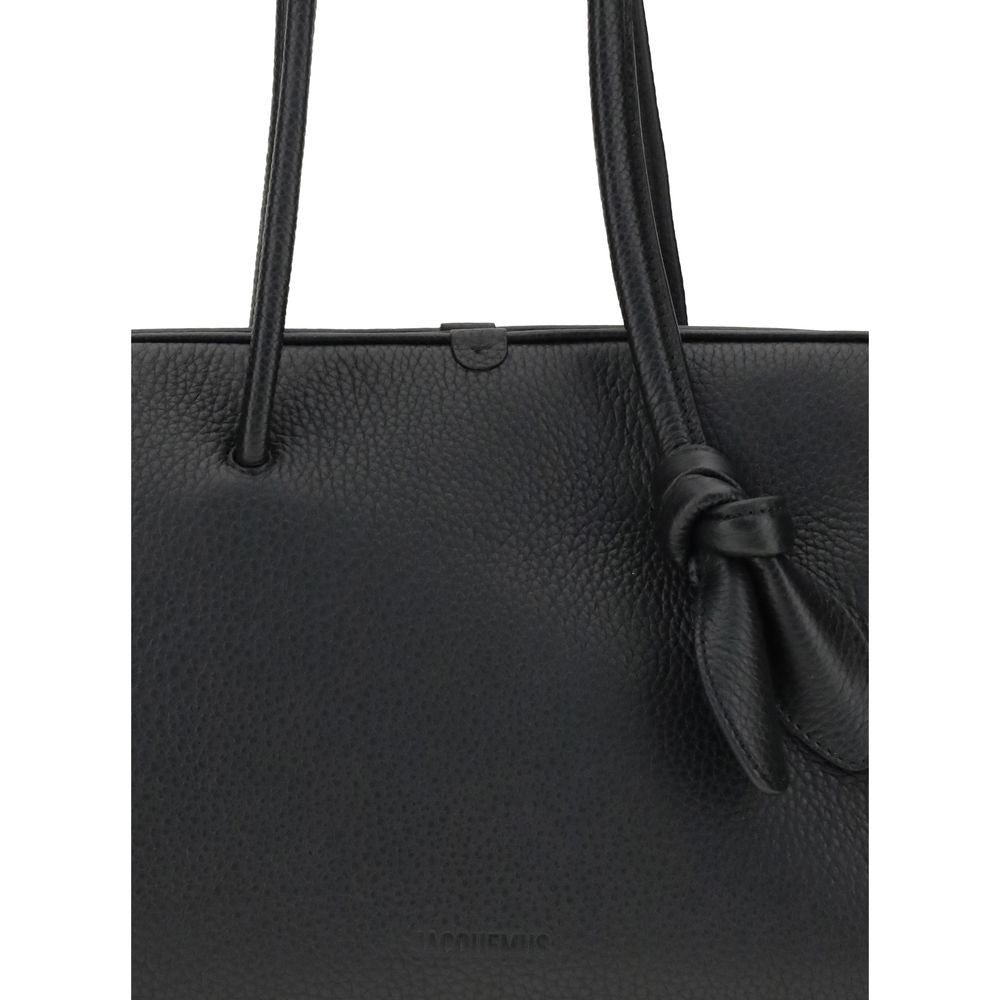 Jacquemus Leather Il Turismo Shoulder Bag - Black