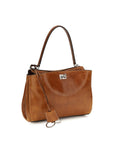 Balenciaga Rodeo Small Leather  Handbag - Tan Brown