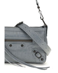 Balenciaga Le City Moto Mini Handbag - Light Blue-Gray/Grey
