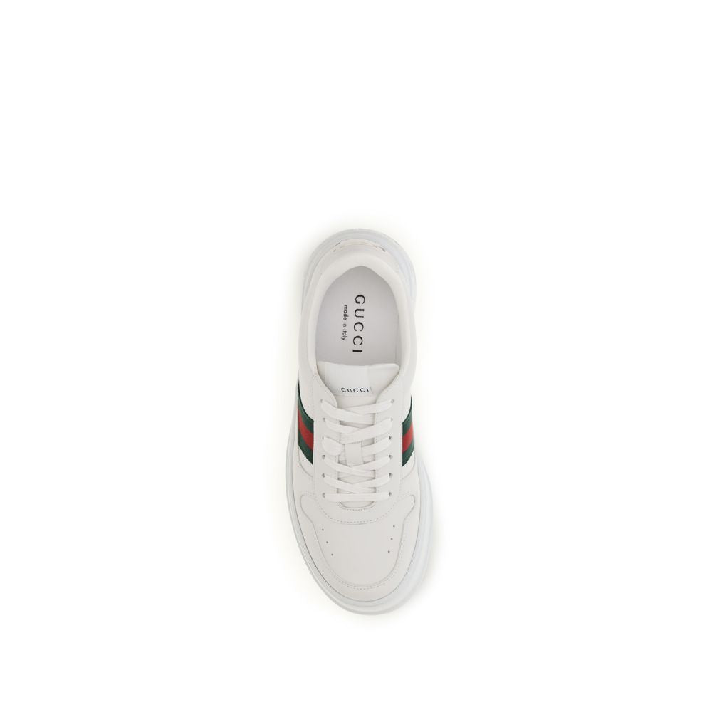 Gucci Chunky Sole Platform Leather Sneakers