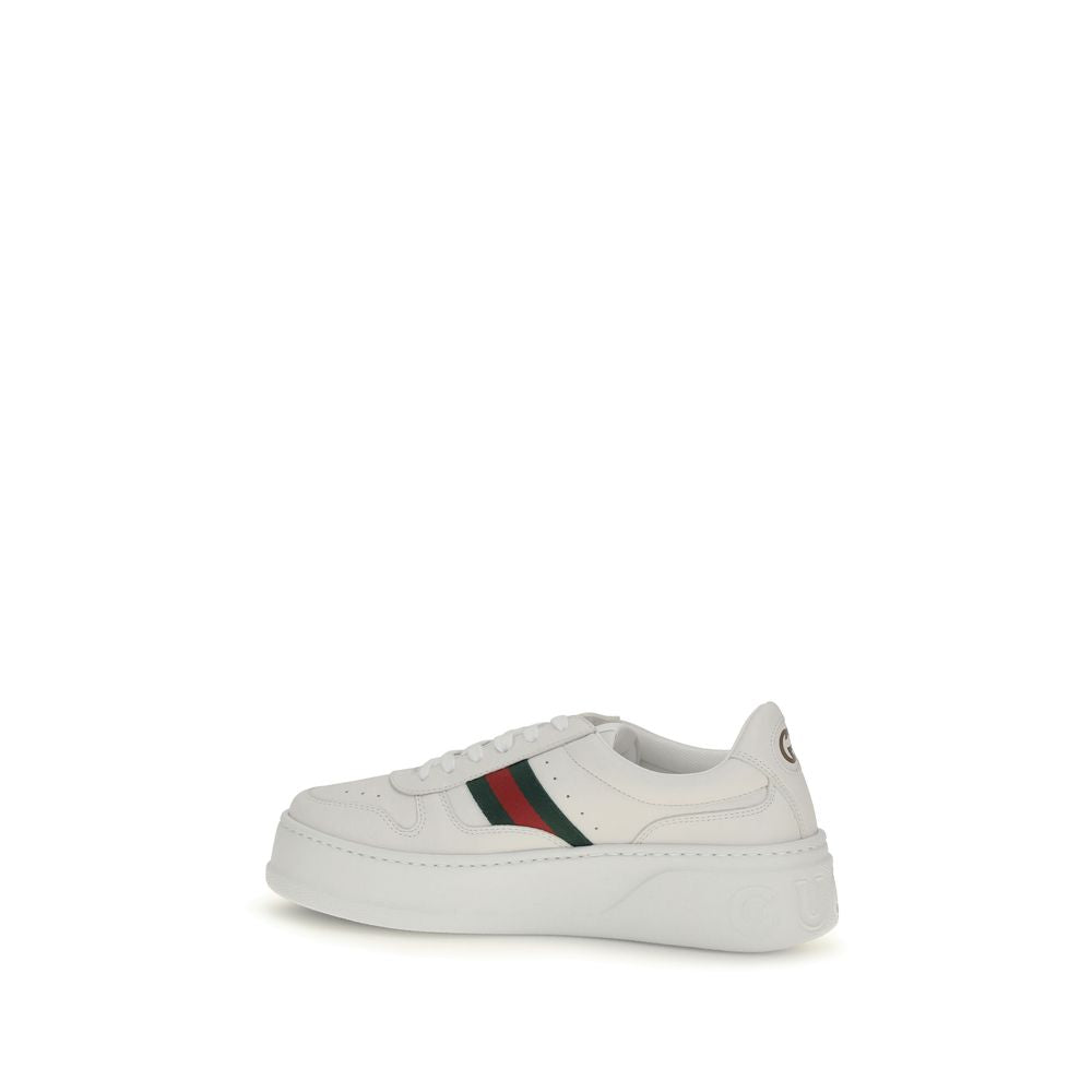 Gucci Chunky Sole Platform Leather Sneakers