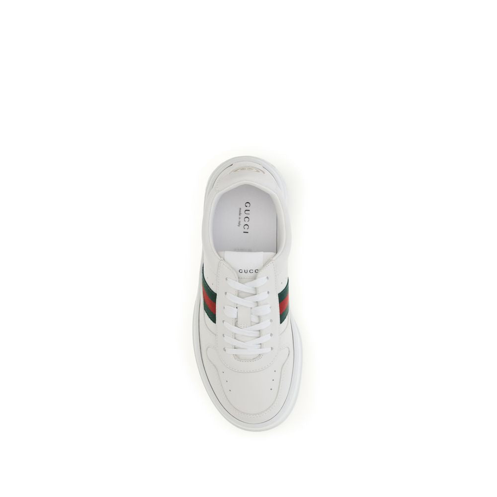 Gucci Chunky Sole Platform Leather Sneakers