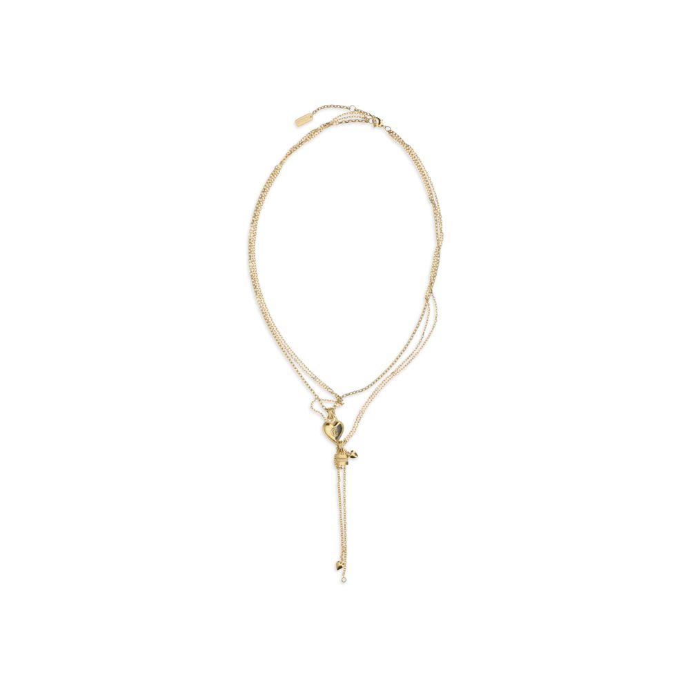 Chloé Brass Paddington Mini Necklace - Gold