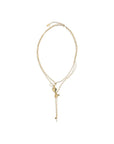 Chloé Brass Paddington Mini Necklace - Gold