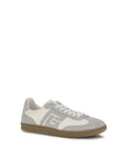 Balmain Swan Suede Leather Athletic Sneakers