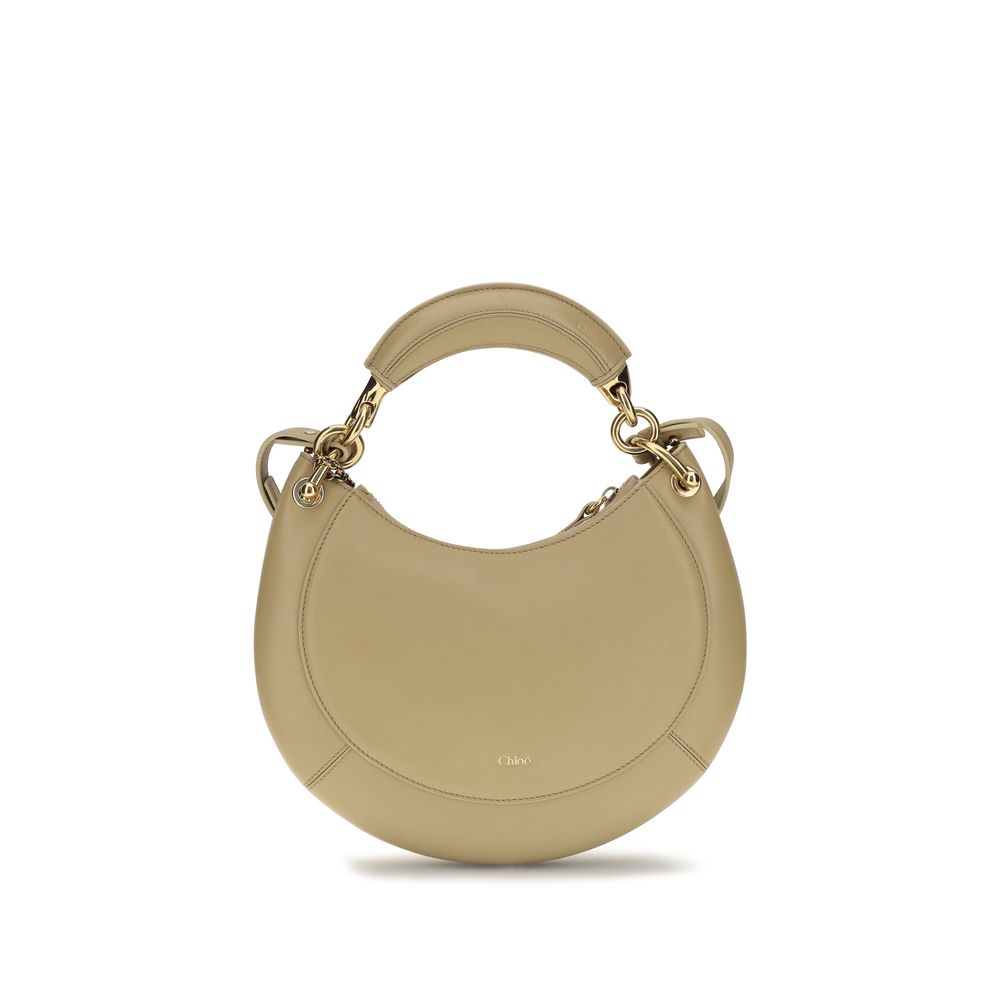 Chloé Marcie Shoulder Bag - Beige