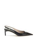 Tom Ford Leather Slingback Pumps - Black