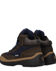 Christian Dior Leather Hiking Ankle Boots - Brown