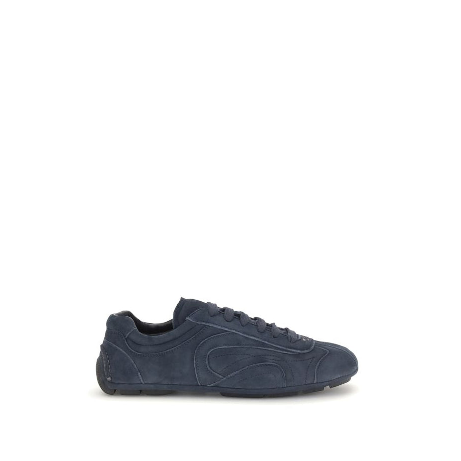 Prada Montecarlo Re-Edition 2005 Suede Leather Sneakers - Blue
