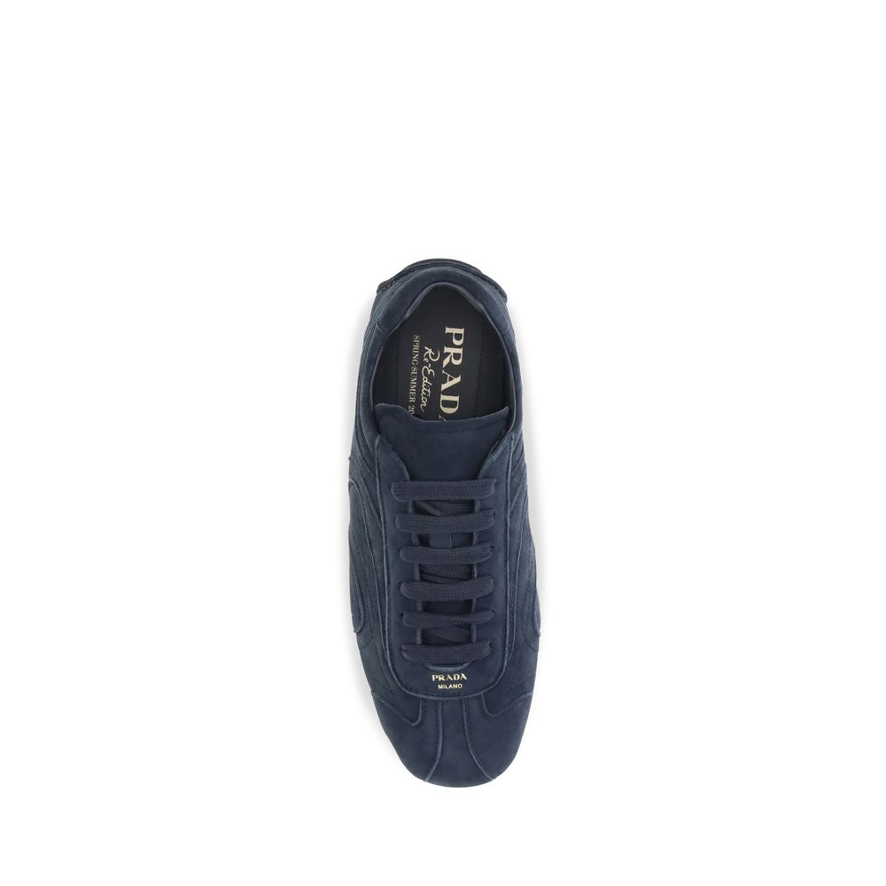 Prada Montecarlo Re-Edition 2005 Suede Leather Sneakers - Dark Blue