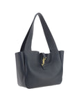 Saint Laurent Leather Le 5 à 7 Bea Tote Bag - Espresso Black