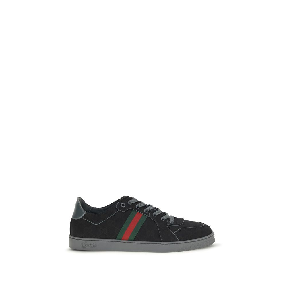 Gucci Stretch Low Top Sneakers - Black