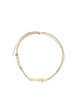 Chloé Brass Jewel Lettering Belt - Gold