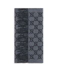 Gucci Cashmere GG Pattern Scarf - Blue