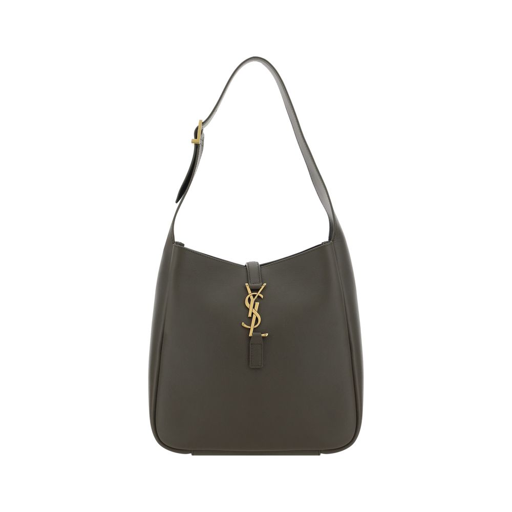 Saint Laurent Le 5 à 7 Supple Small Hobo Bag - Black