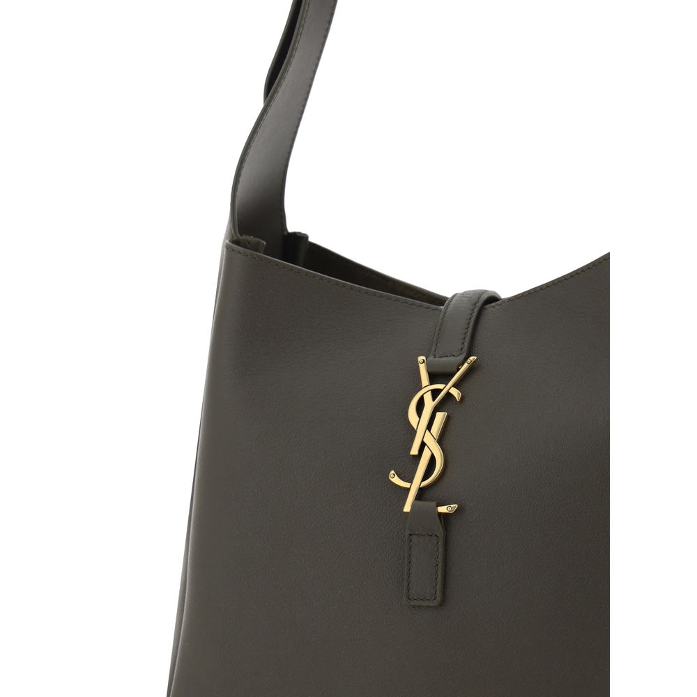Saint Laurent Le 5 à 7 Supple Small Hobo Bag - Musk