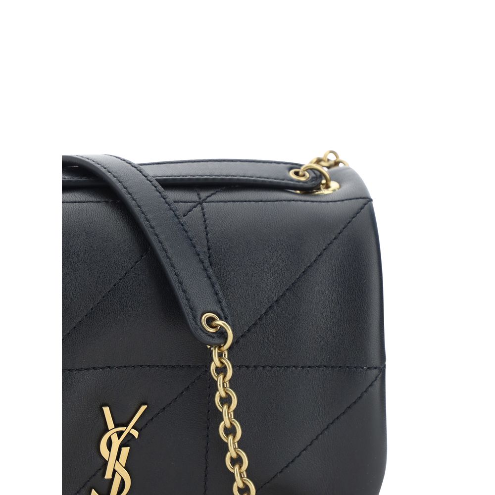 Saint Laurent Leather Mini Jamie Shoulder Bag - Black