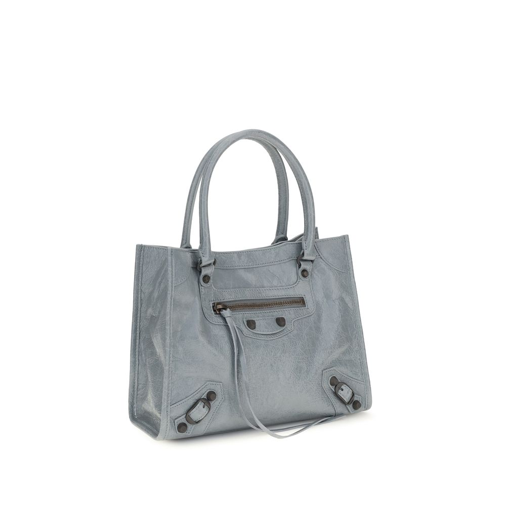 Balenciaga Le City Tote Mini Shoulder Bag - Light Blue