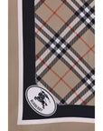 Burberry Vintage Check Finished-Edge Silk Scarf