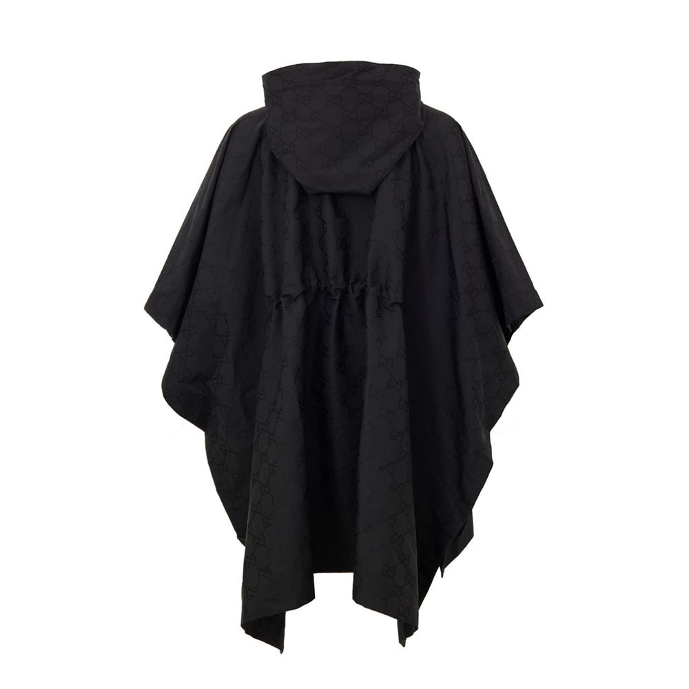 Gucci Re-Nylon Cape Coat - Black