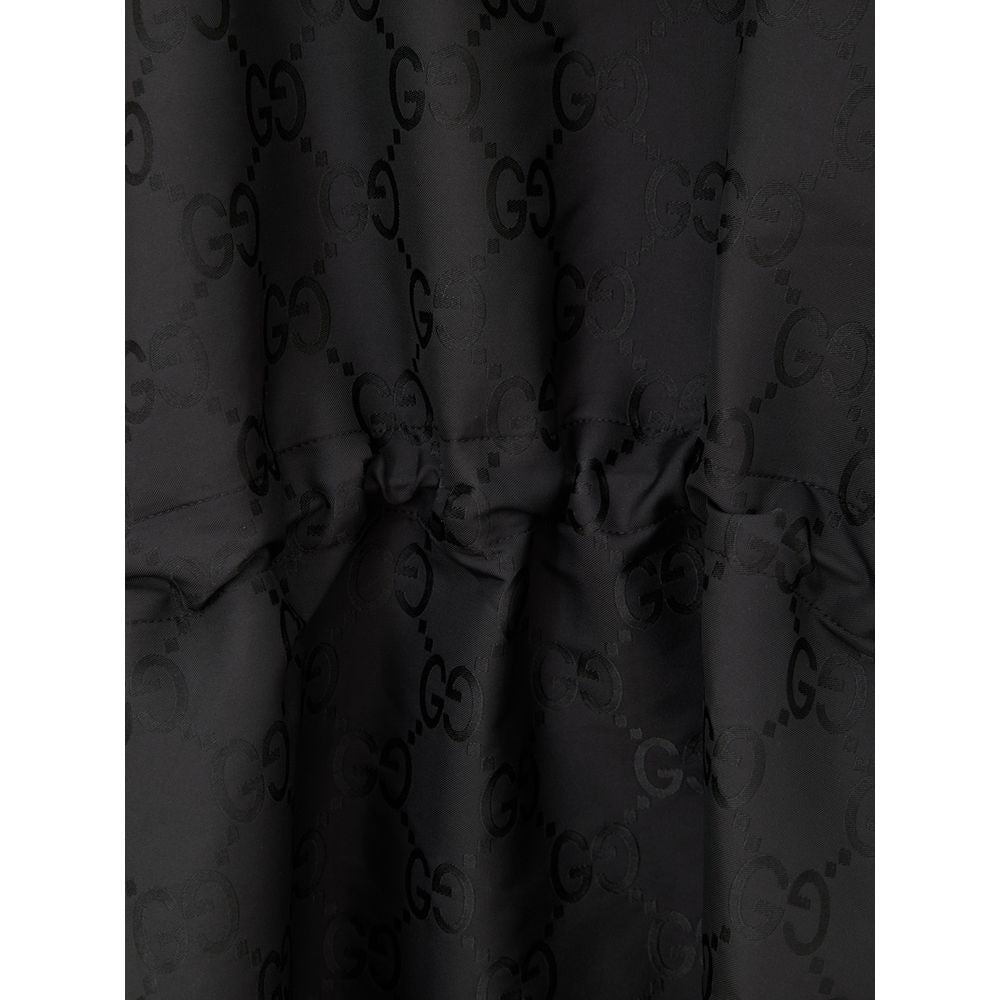 Gucci Re-Nylon Cape Coat - Black
