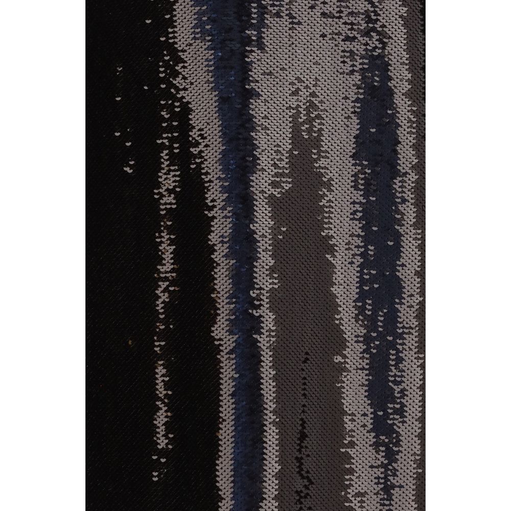 Tom Ford Silk &amp; Sequin Midi Skirt - Black &amp; Blue